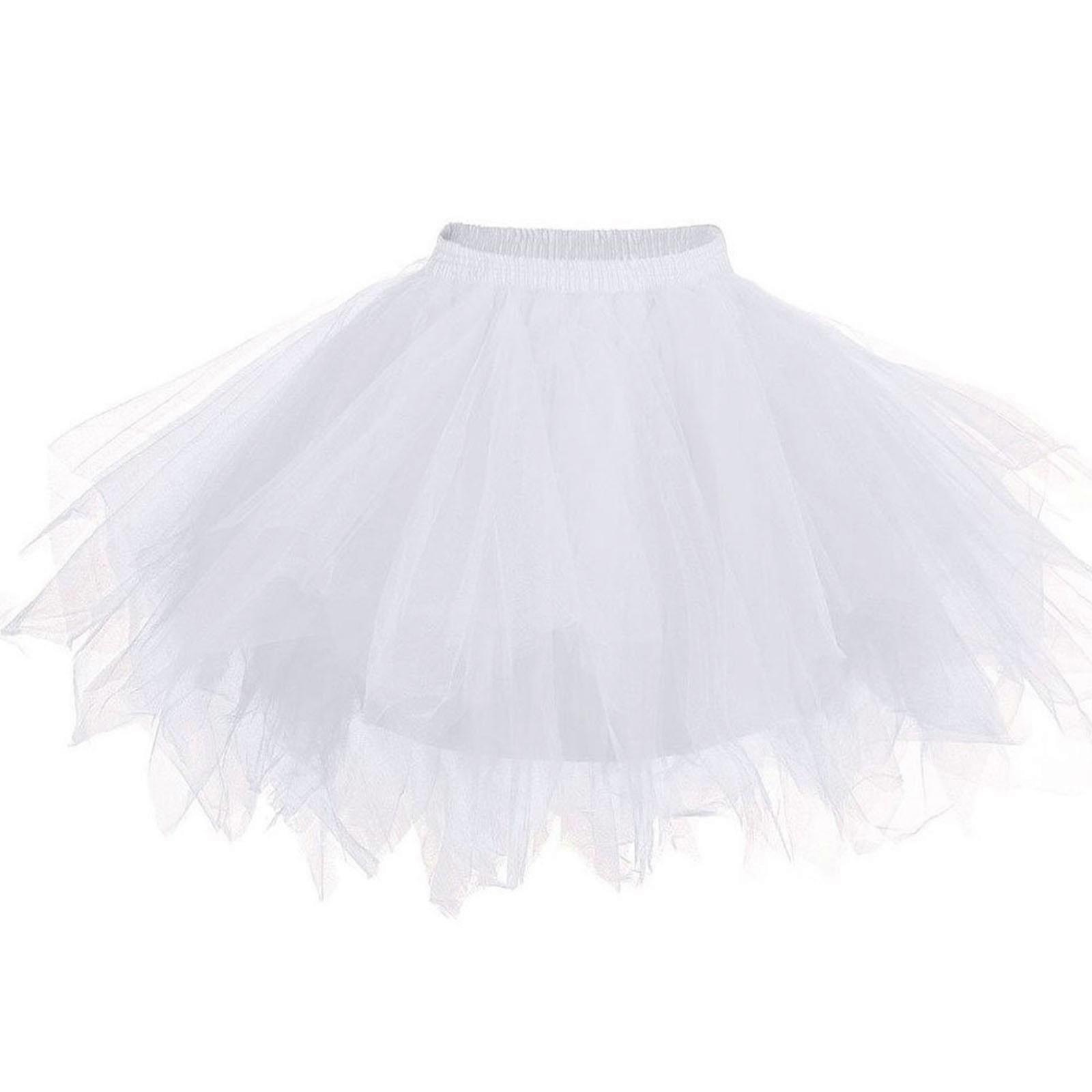 Tüll szoknya Női Tutu Karnevál Parti Tutu Rövid 50-es évek Rockabilly Alsószoknya Balett Halloween Jelmez Szerepjáték Táncruha