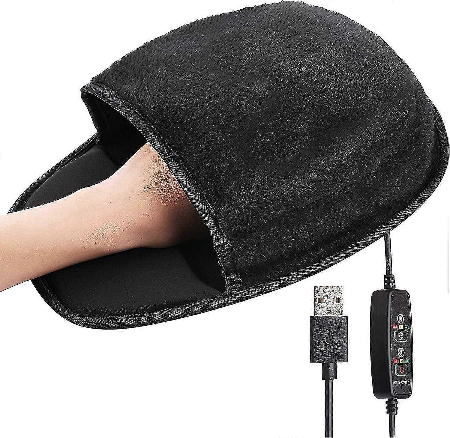 USB Heated Mouse Pad Hand Warmer - 3 Temperatures - Controller Included