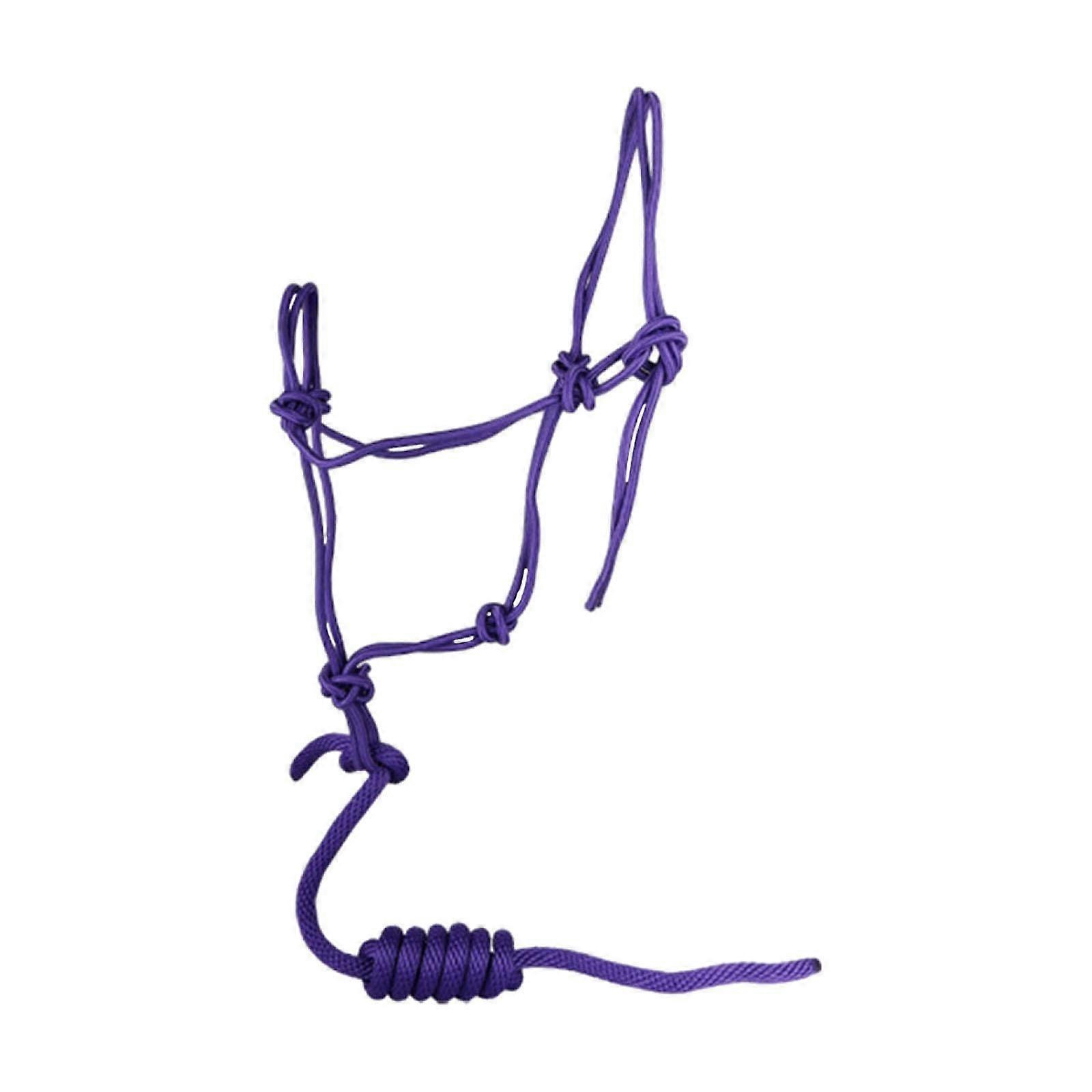 Rédea de Cavalo com Rédea Corda de Chumbo Acessórios de Equitação Corda de Equitação Roxo