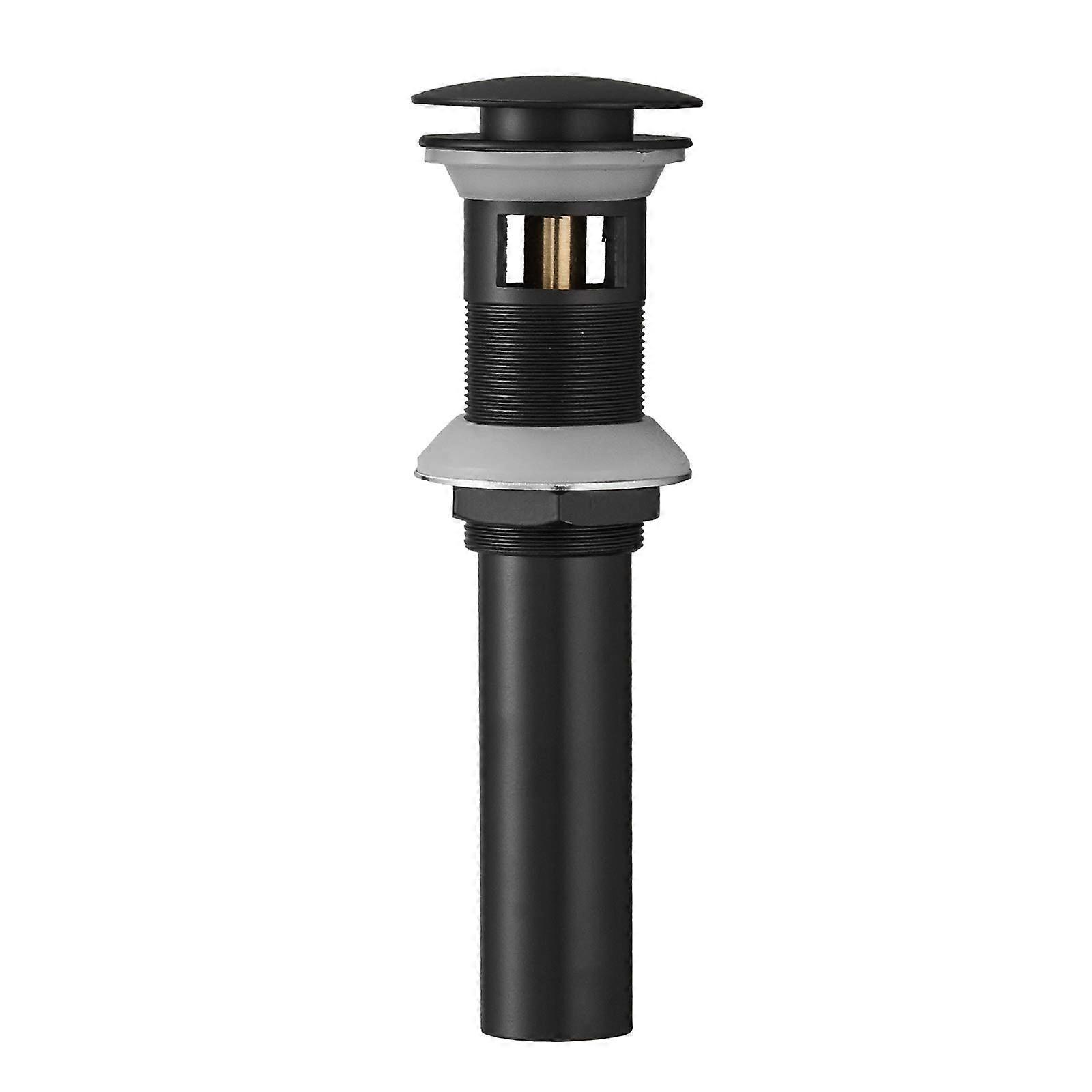 Matte Black Bathroom Faucet for Standard Sink Hole 1-1/2" to 1-3/4" 5/8" Size