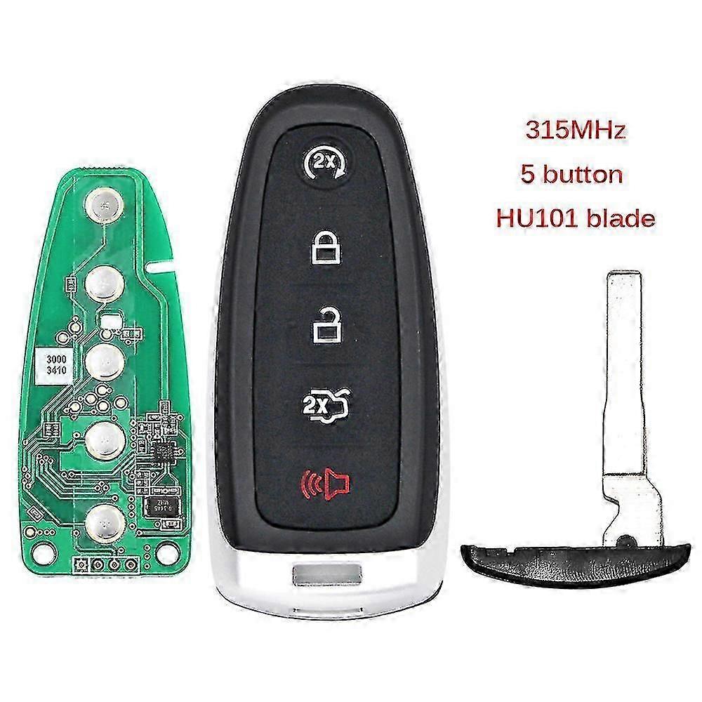 4/5 Button Smart Prox Remote Key 315mhz Id46 Chip For  Explorer Edge Expedition Flex C-max Tauru