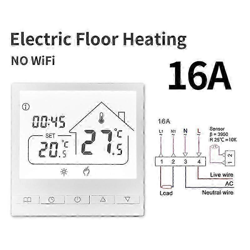 Tuya Smart Wifi Room Thermostat Water/gas Boiler Electric Floor Water Heating Temperature Controller Google Alexa Yandex Alice