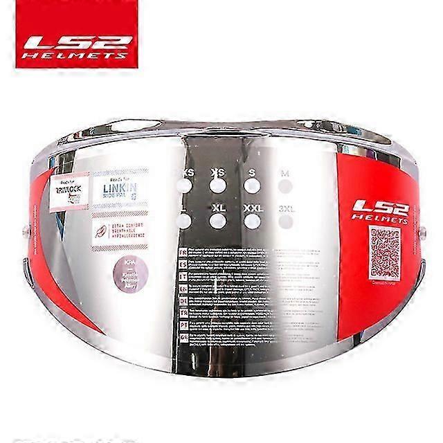 Ls2 Valiant Helmet Visor Rainbow Shield Smoke Colorful Silver Lens Only For Ls2 Ff399 Model With Anti-fog Patch Holes Sgn