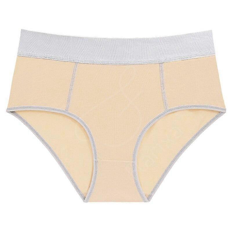 Flarixa High Waist Tummy Control Flat Belly Shaping Panties Briefs Comfortable Cotton Women Underwear Seamless Female Lingerie