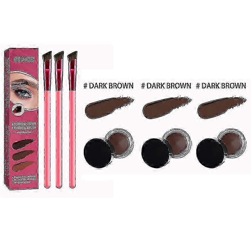 Multifunctional Eyebrow Brush Set Portable Eyebrow Brush Eyebrow Cream Beveled Wild Eyebrow Eyeshadow Contour