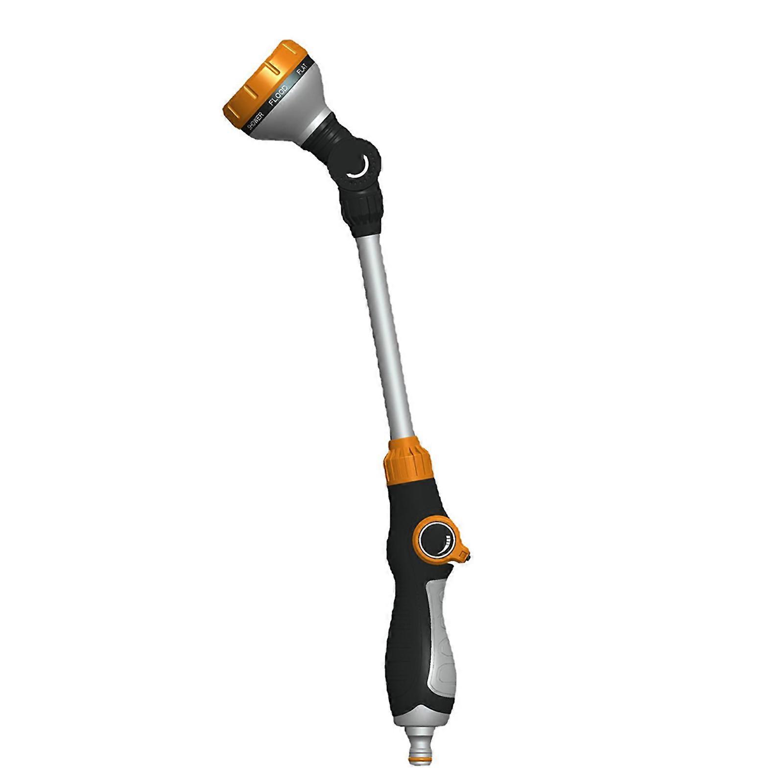 47cm Watering Gun Garden Nozzle 180° Adjustable Car Wash Water Spray Gun 8 Patterns Spray Lawn Watering Multi-Function Tools