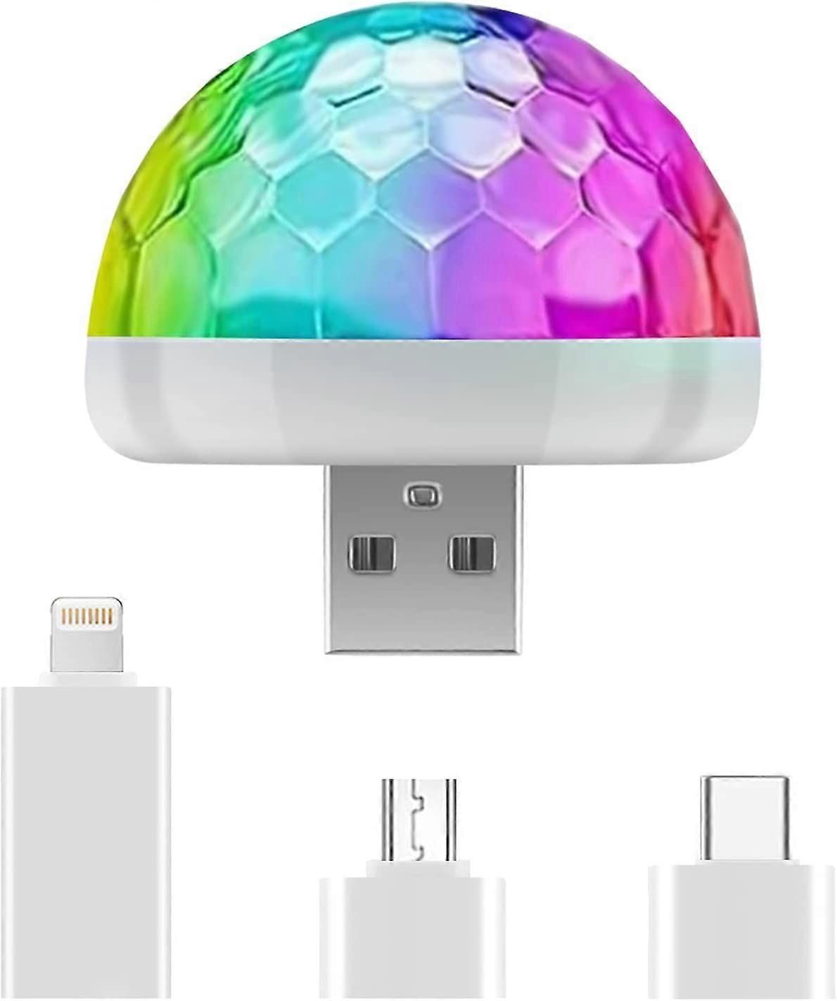 Romantic USB Star Lights with Mini Disco Light, USB Night Lights fast