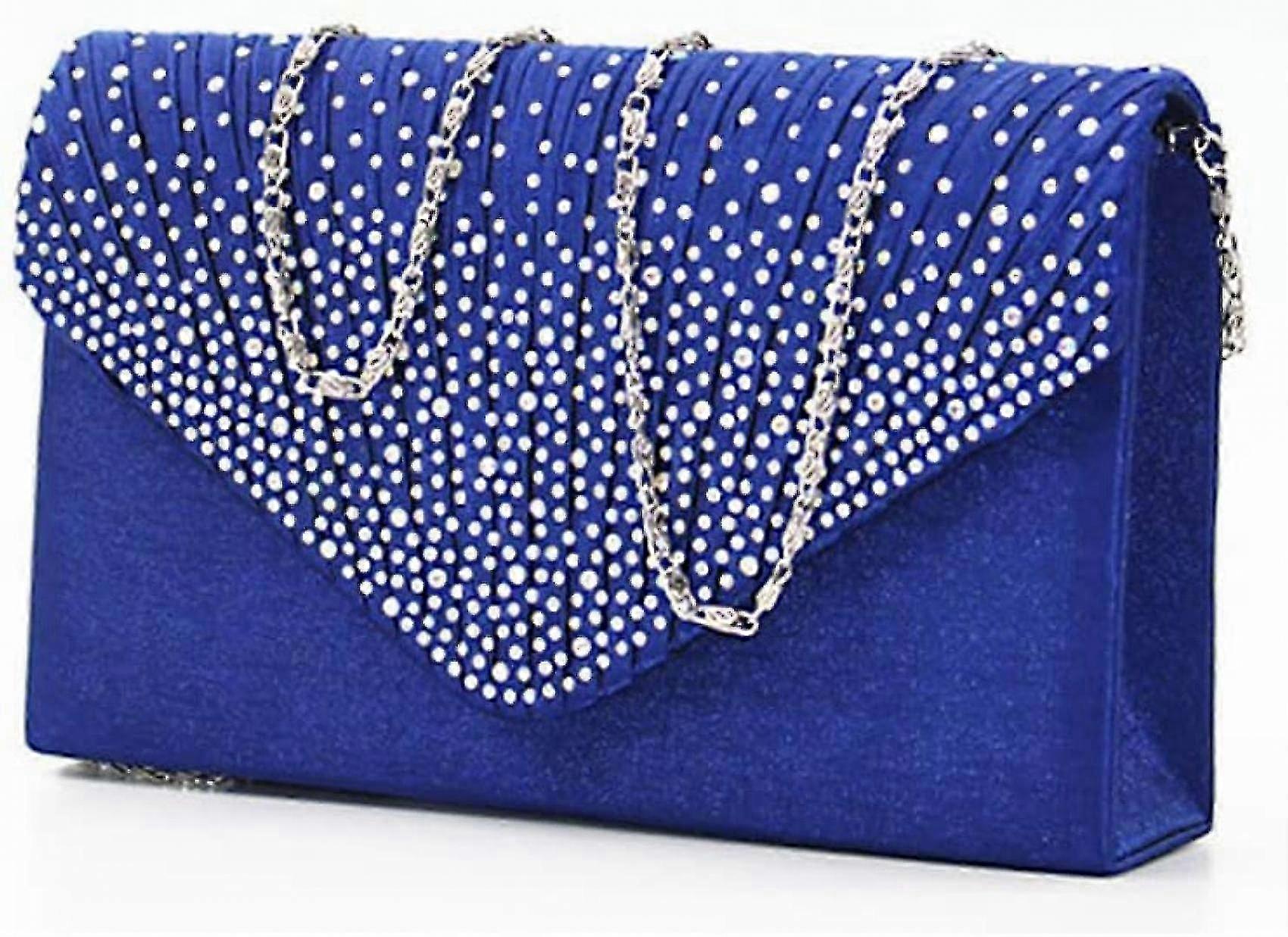 Evening Handbag in Royal Blue - for Bridal Wedding