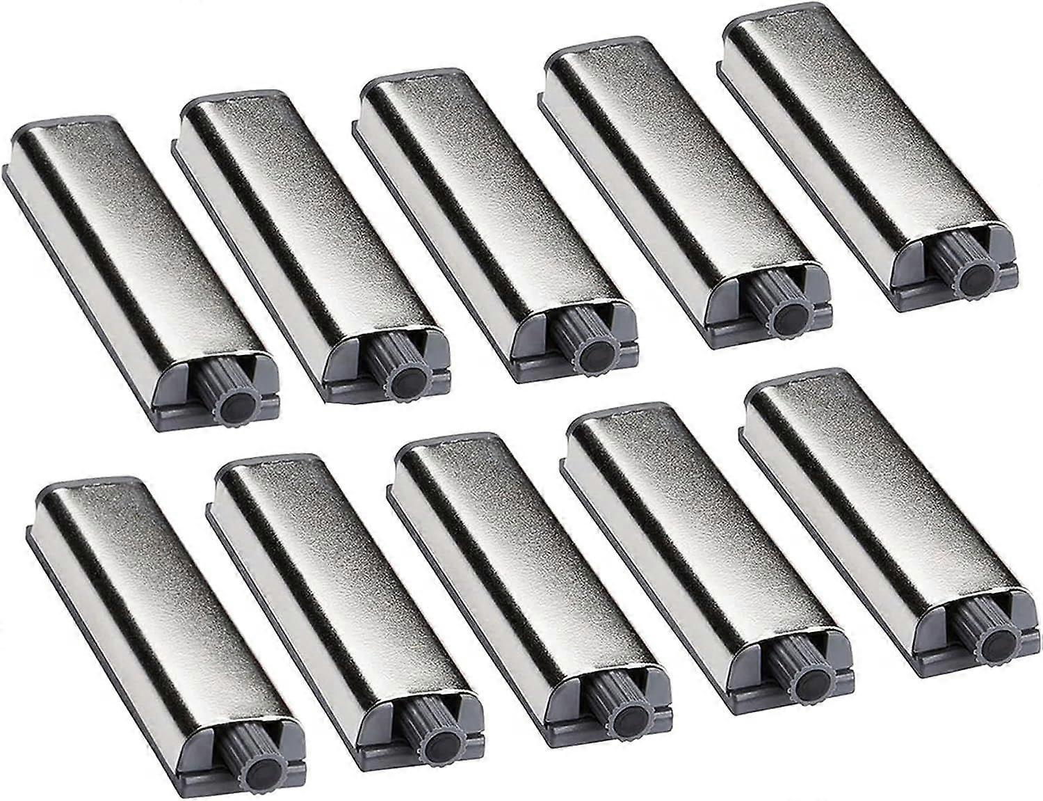 Pack of 10 Push to Open Furniture Catch Cabinet Spring Catch Drawers Push Lock Door Catch in Furniture Construction Steel Nickel-Plated Improved Door 