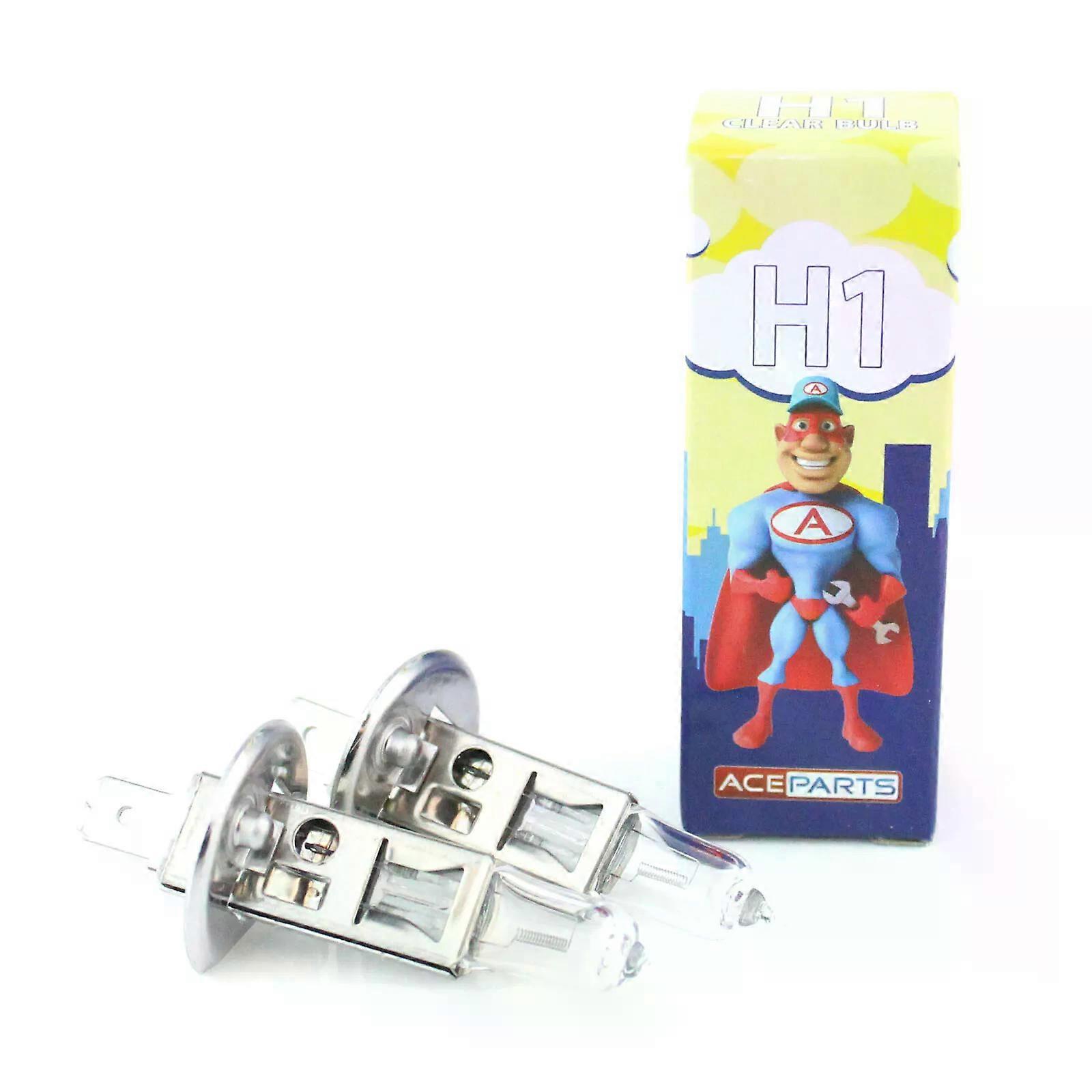 For BMW 5 Series E12 55w Clear Xenon Low Dip Beam Headlight Headlamp Bulbs Pair