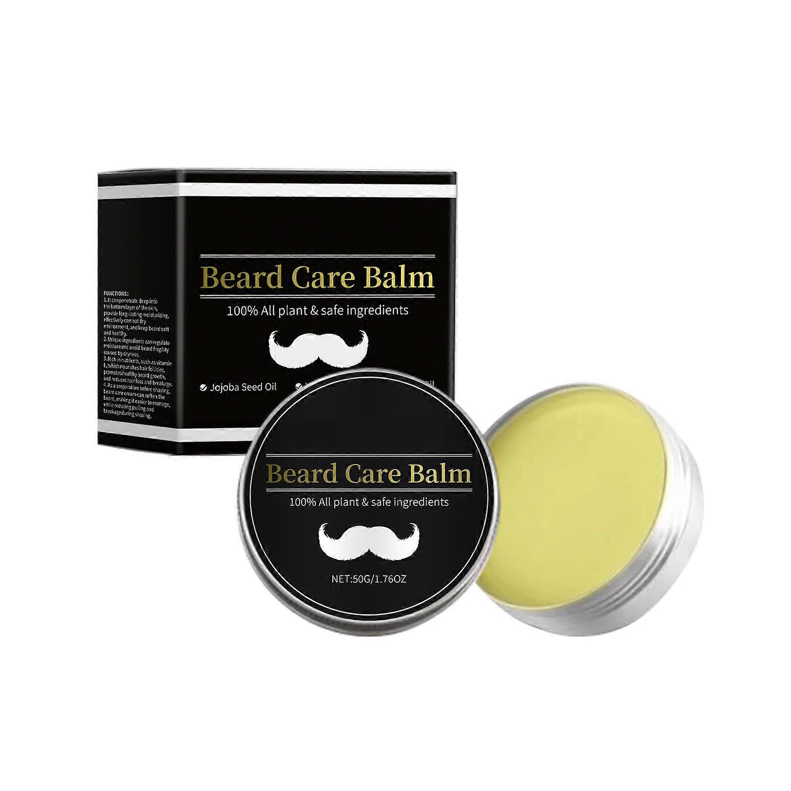 Skäggvård Balsam Mäns Skäggvård Kräm Rakkräm Skäggvax Skäggkräm Närande vård Skäggvax Formning