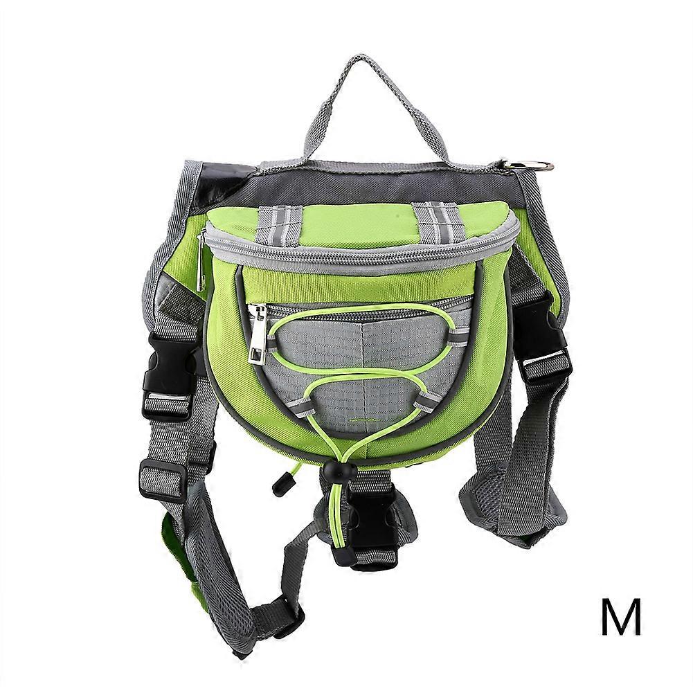 Dog Saddle Bag Backpack Harness for Travel Hiking