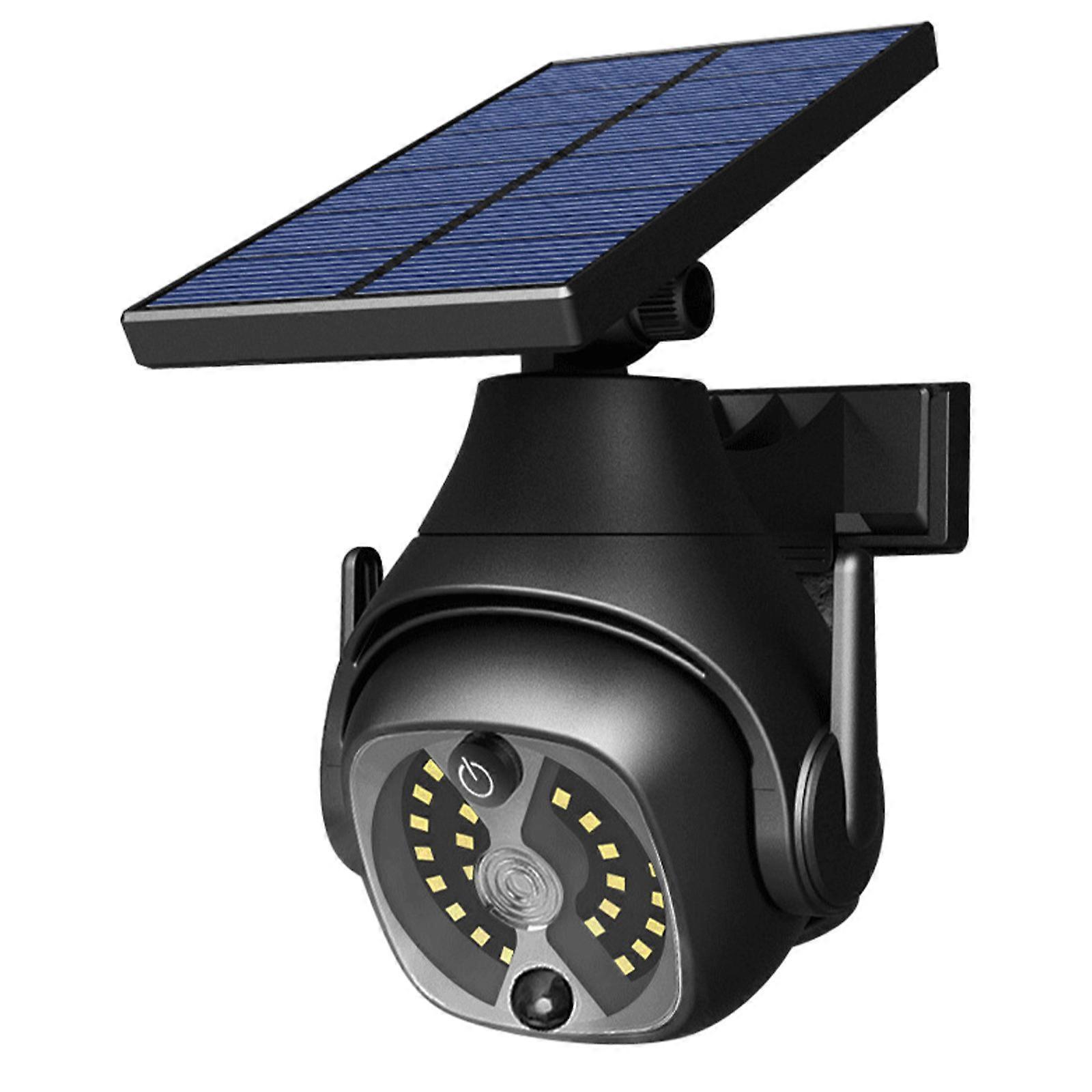 Solar Powered Human Sensor Security Fake Dummy Camera With Flashing Led Outdoor Use For Garden & Business Ground