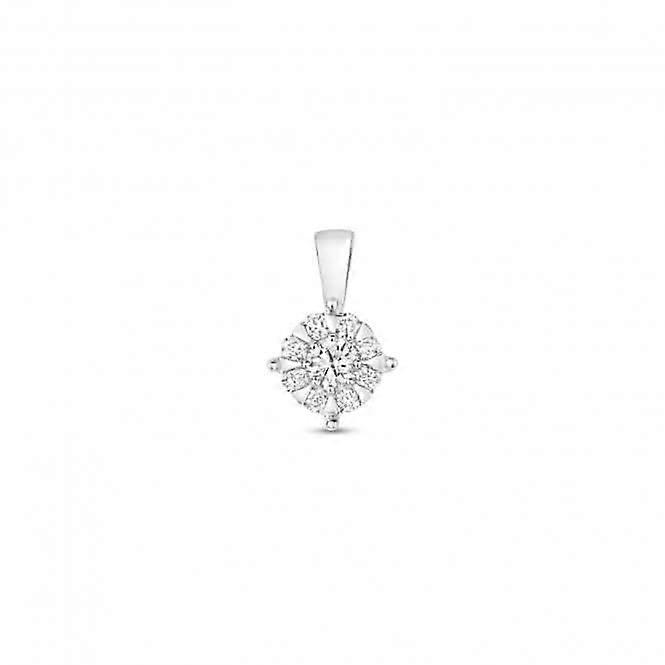 Diamond Jewellery 9ct Gold Diamond Brilliant Range Pendant PD128W