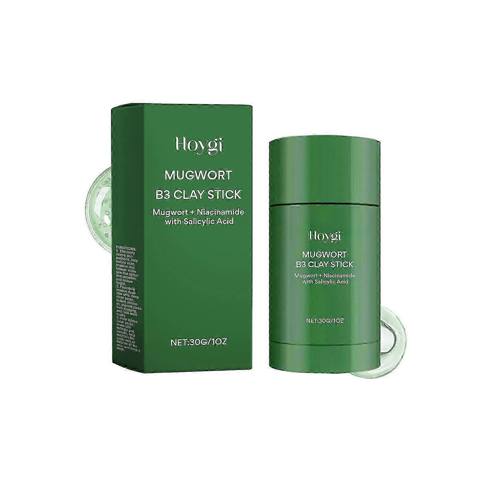Mugwort Clay Mask, Mugwort Anti Pores & Acne Clay Mask, Mugwort Clay Mask Stick, Deep Cleansing Pore Mask, Moisturising Skin