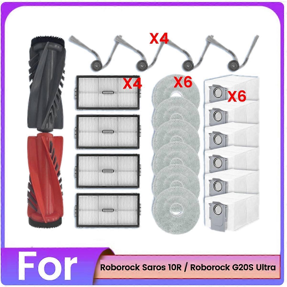 Replacement Spare Parts for Roborock Saros 10R/ G20S Ultra Main Brush