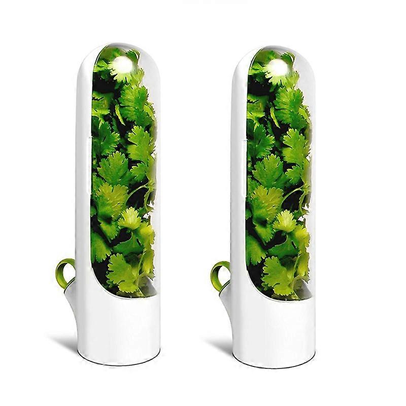2PCS Capsule Case Fresh-Keeping Box Cup Type Vegetable Preservation