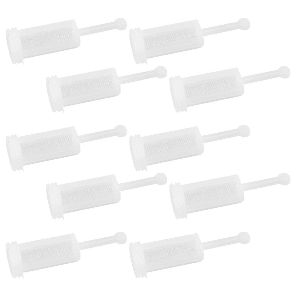 10Pcs Plastic Gravity Typ Spray Filter Pot Diameter 11Mm