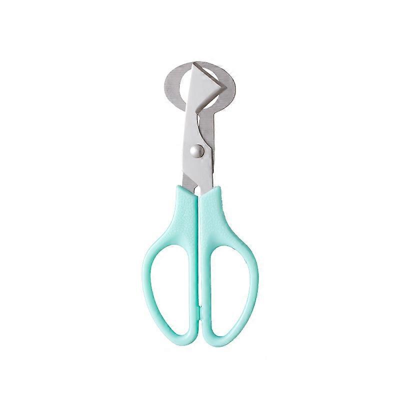 Blue Stainless Steel Quail Egg Scissors Slicer Cracker Peeler Kitchen Tool for Pigeon Eggs and Small Eggs