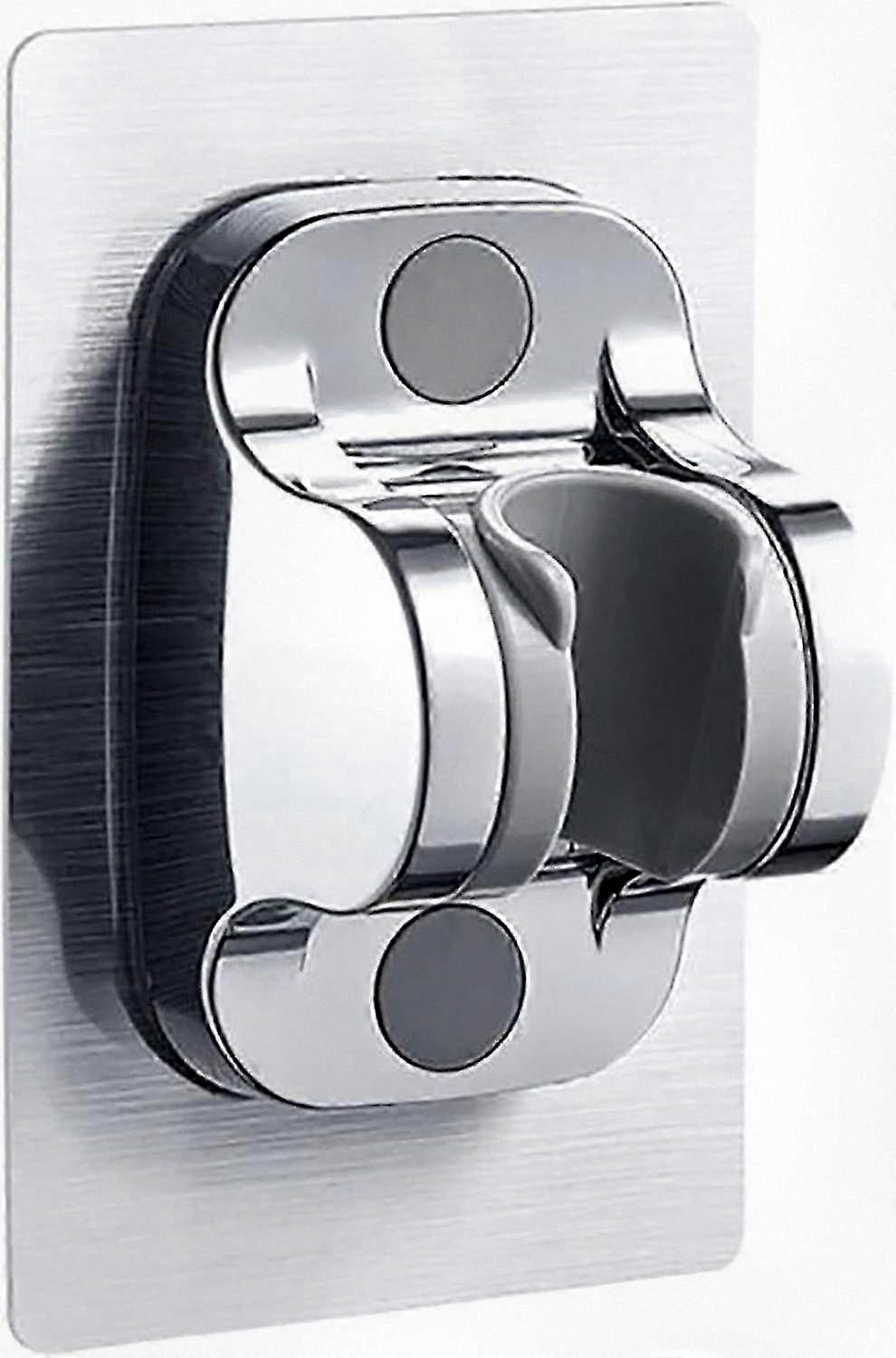 Adjustable Angle Shower Bracket 12cm Extra Wide Heavy-Duty Adhesive Mounting Plate