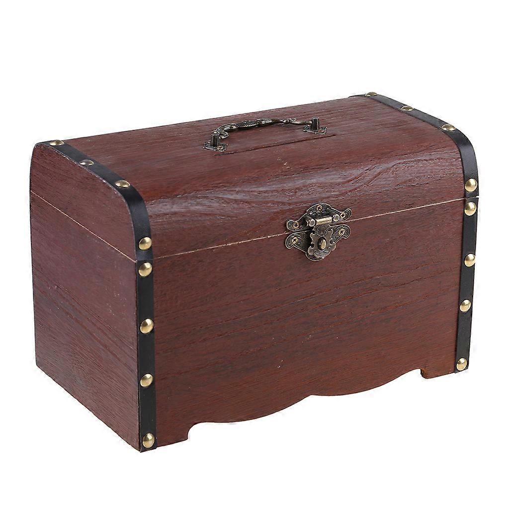 Vintage Treasure Storage Box Piggy Bank Organizer Saving Box for Case  XL
