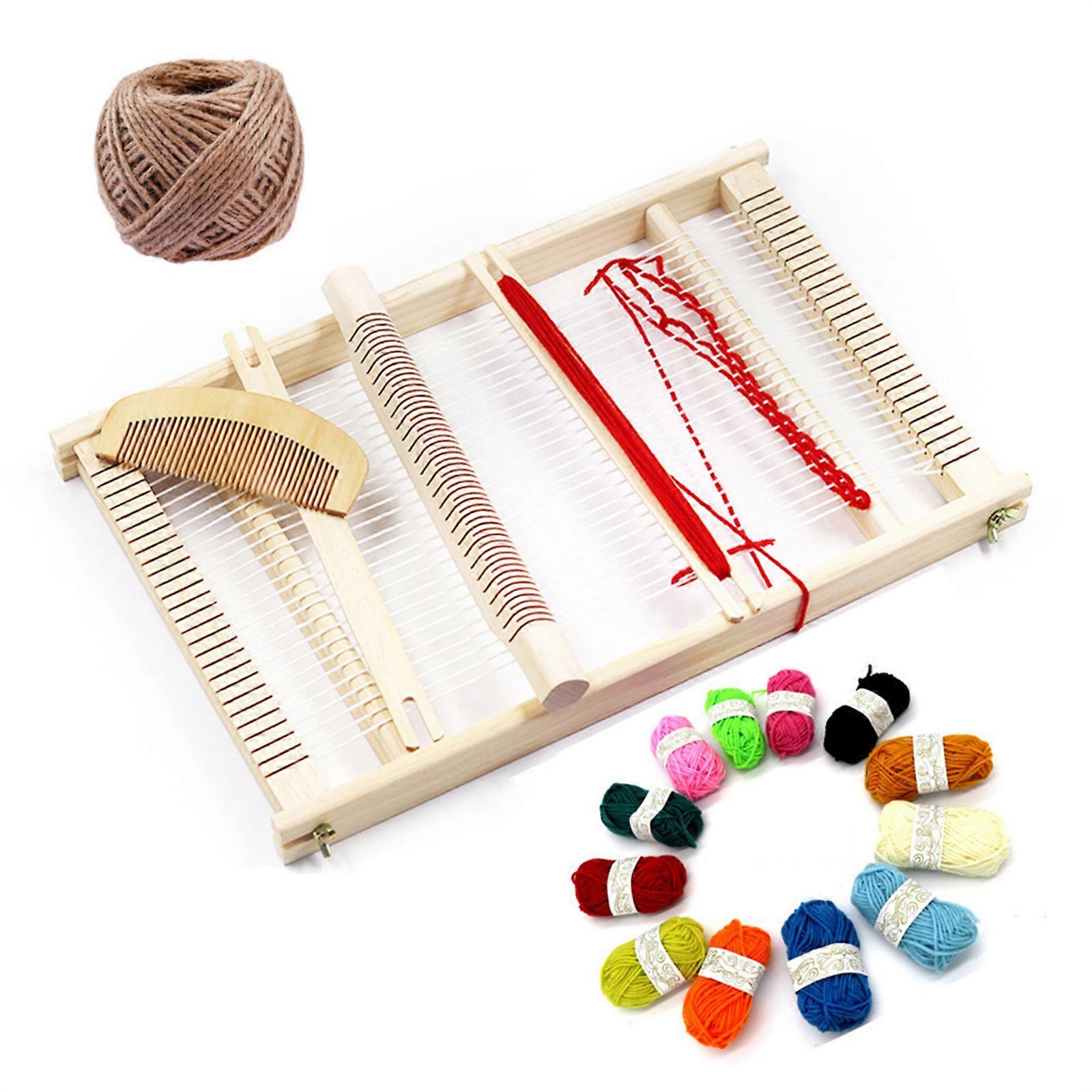 Handmade Tapestry Frame Wool for Creative Weaving Carpet Pendant DIY Knitting