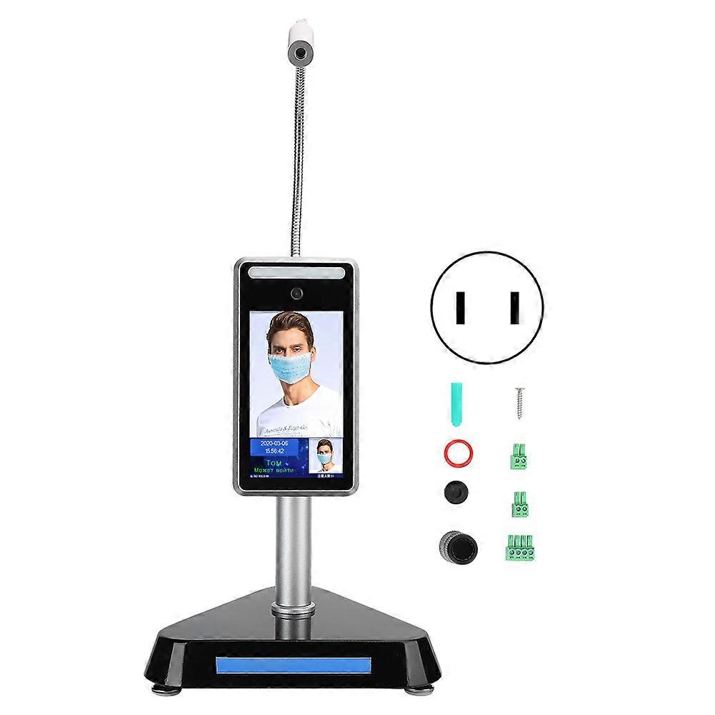 7 Inch High Definition Display Screen Face Recognition Temperature Measuring Integrated Machine(Russian Version) 100-240V