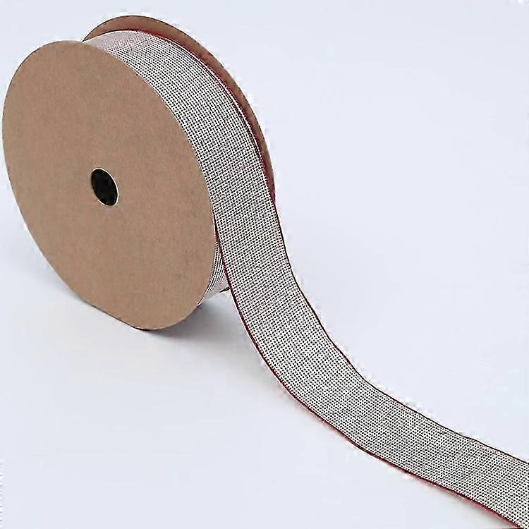 Starry Sky Cotton Ribbon-Flower Wrapping & Cake Bowknot Bandage-Red