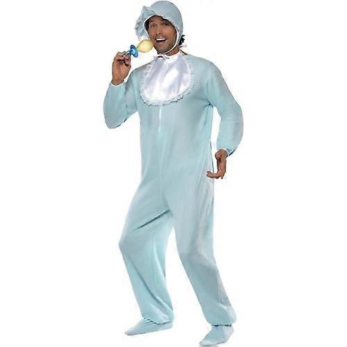 Smiffys Mens Baby Romper Costume Set