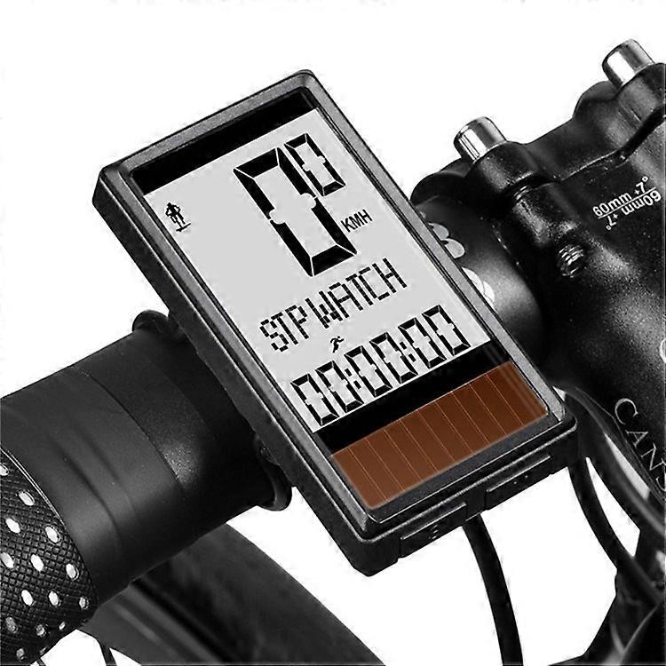 WEST BIKING Wireless Solar Code Table Mountain Road Bike Large Character Code Table Five Language Waterproof Speedometer WEST BIKING Speedometer