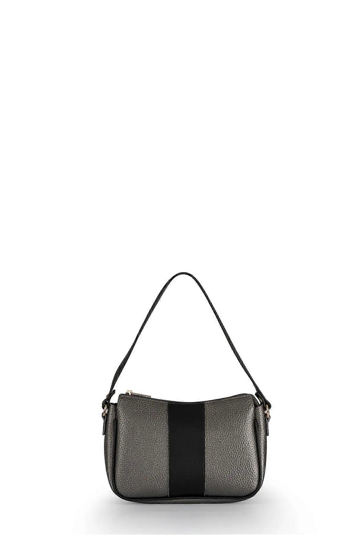 Goyet Mabel Hand, Shoulder, And Arm Bag - Anthracite Black Striped