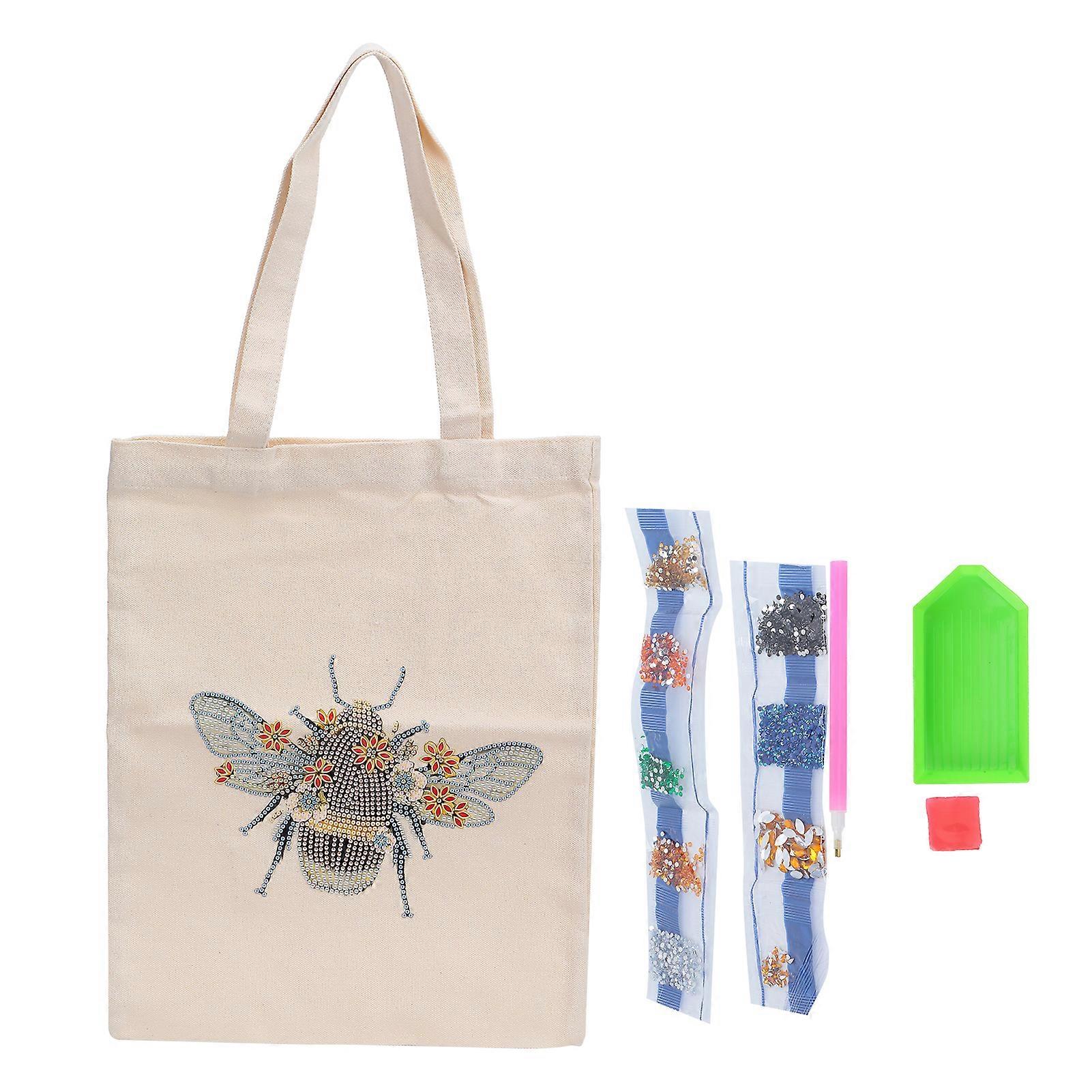 Practical and colorful diamond painting tote bag, ideal for storing school bags, picnics, travel or as a gift BB013