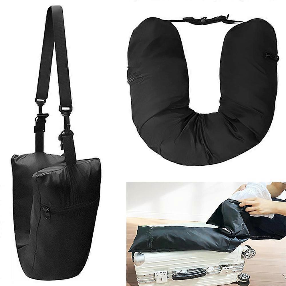 Stuffable Neck Transformable Luggage Pillowcase Multifunctional Expandable Travel Pillow Cover Essentials