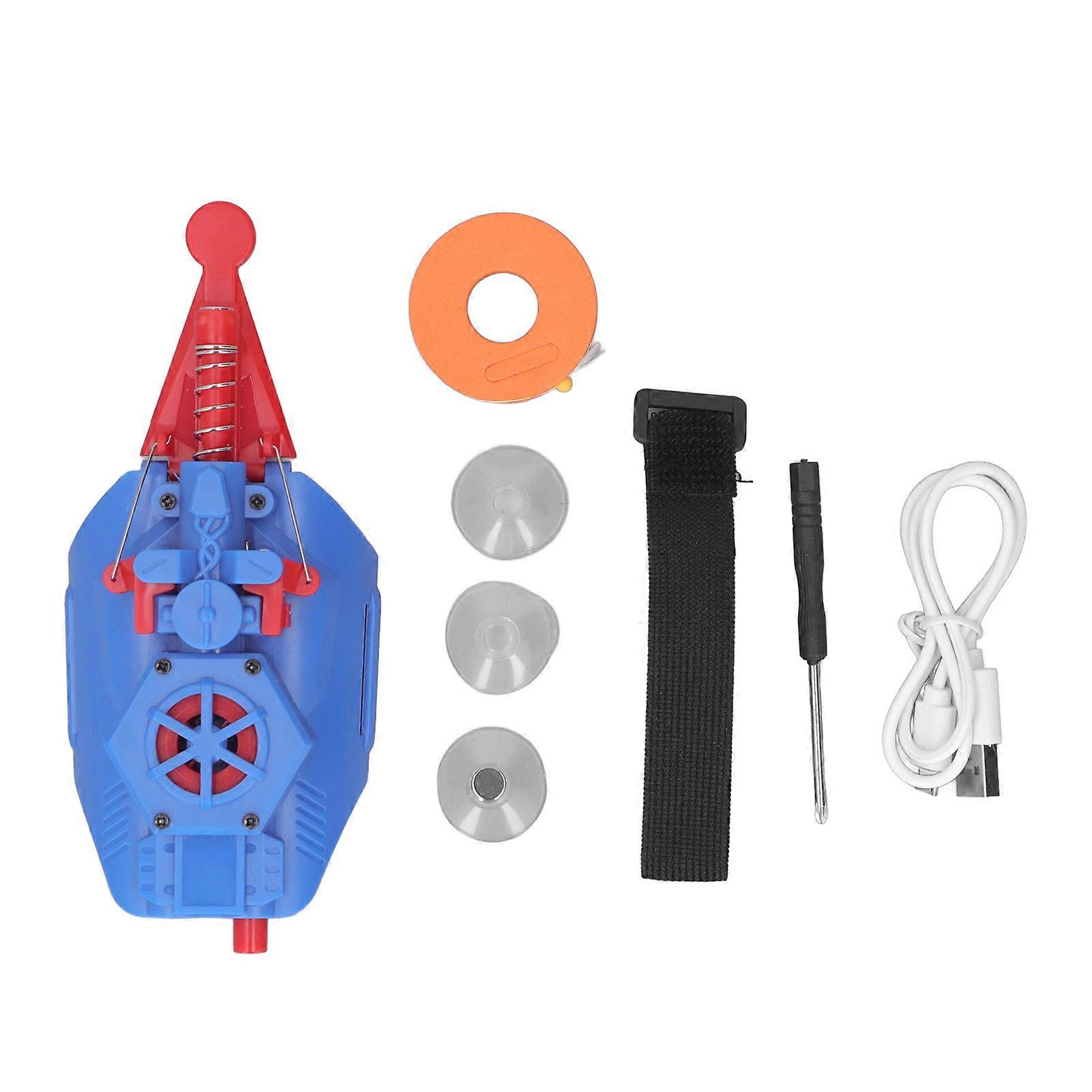 Kids Web Launcher Toy 3pcs Suction Cup Long Range Wall Adhesive String Launcher Game Toy