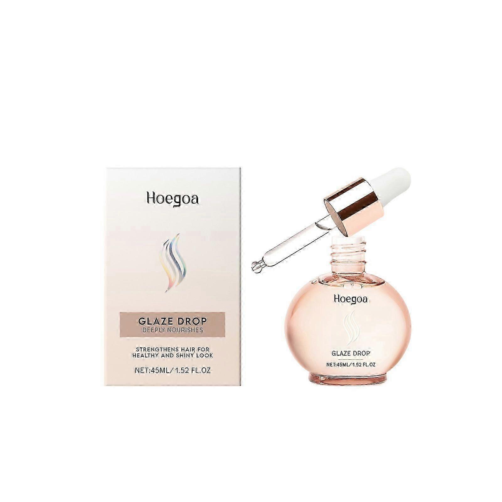 Hair Gloss Oil, Gloss Absolu טיפות נגד קרזול, שמן מבריק ומאיר, מוסיף ברק, ללא מגע שמנוני, משקם לחות שיער פגום ויבש, 45 מ"ל