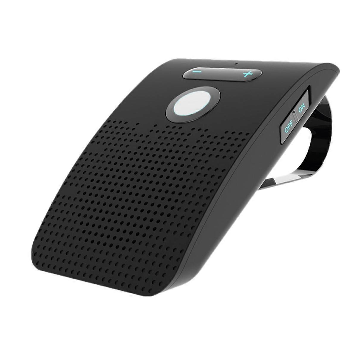 Bluetooth 4.2 Handsfree Car Kit Hifi Speaker 2W Wireless Audio Receiver MP3 Music Player Noise Cance