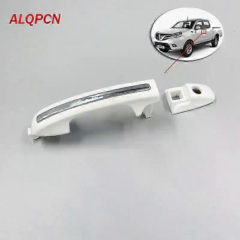 Applies to Door outer handle white with chrome for foton tunland E3 E5 pickup