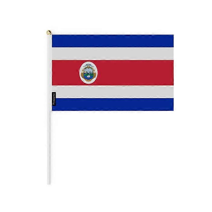 Mini Flag of Costa Rica – 20 x 30 cm – Handheld – Polyester – 1 piece