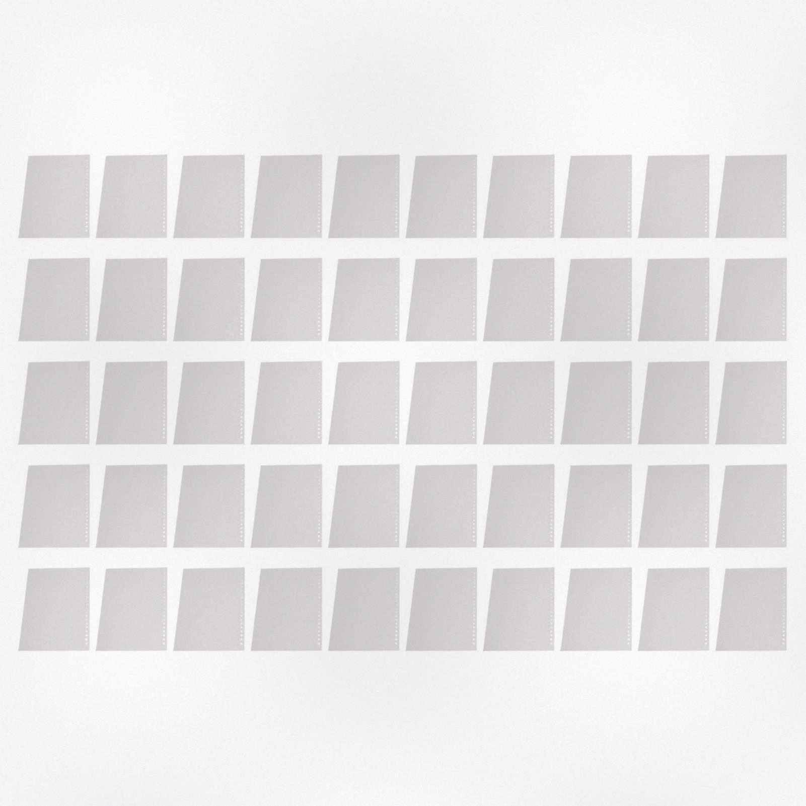 50Pcs A5 Sheet Protector Binding Cover with Matte Finish and 20 Holes, Ideal for Presentation, Made of Durable PP Plastic in White