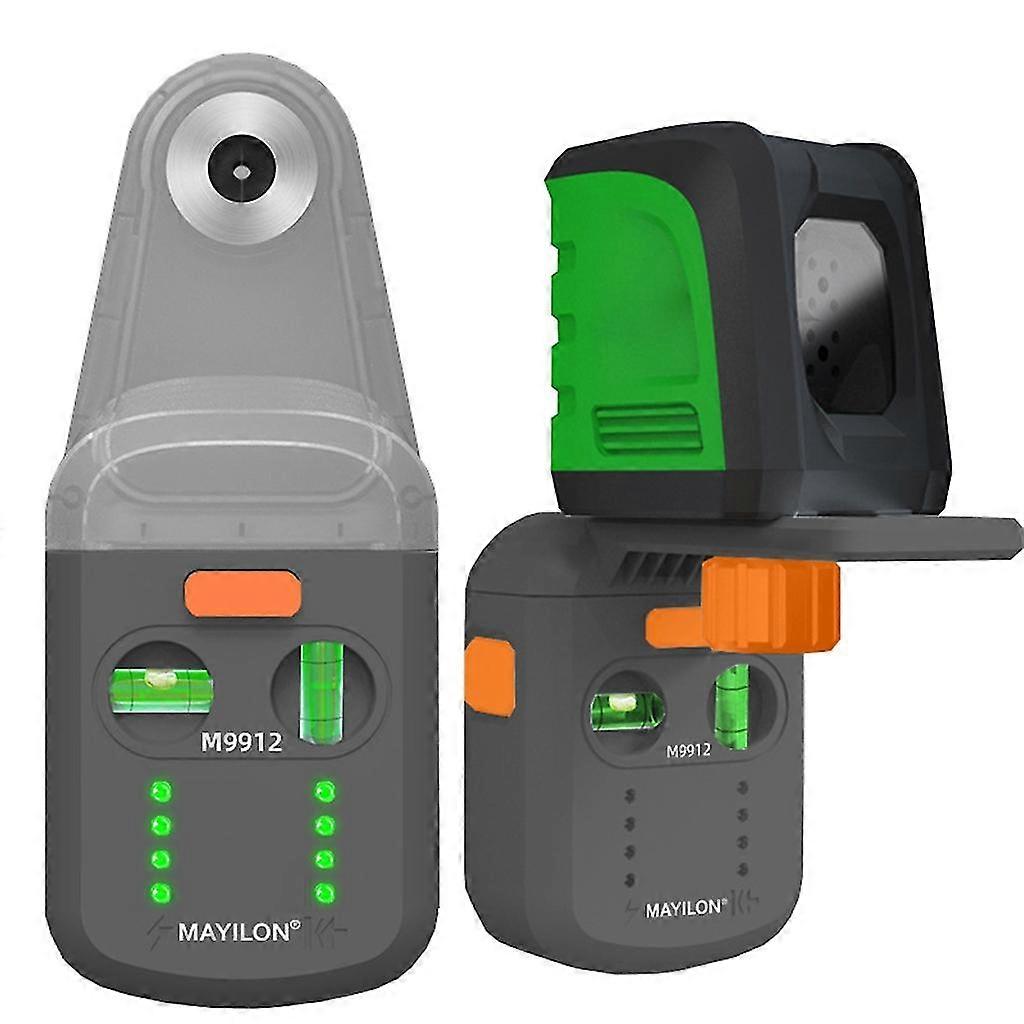 Auto-clamp Laser Level Tool Vertical Horizontal Line Laser With Dust Collector hwy