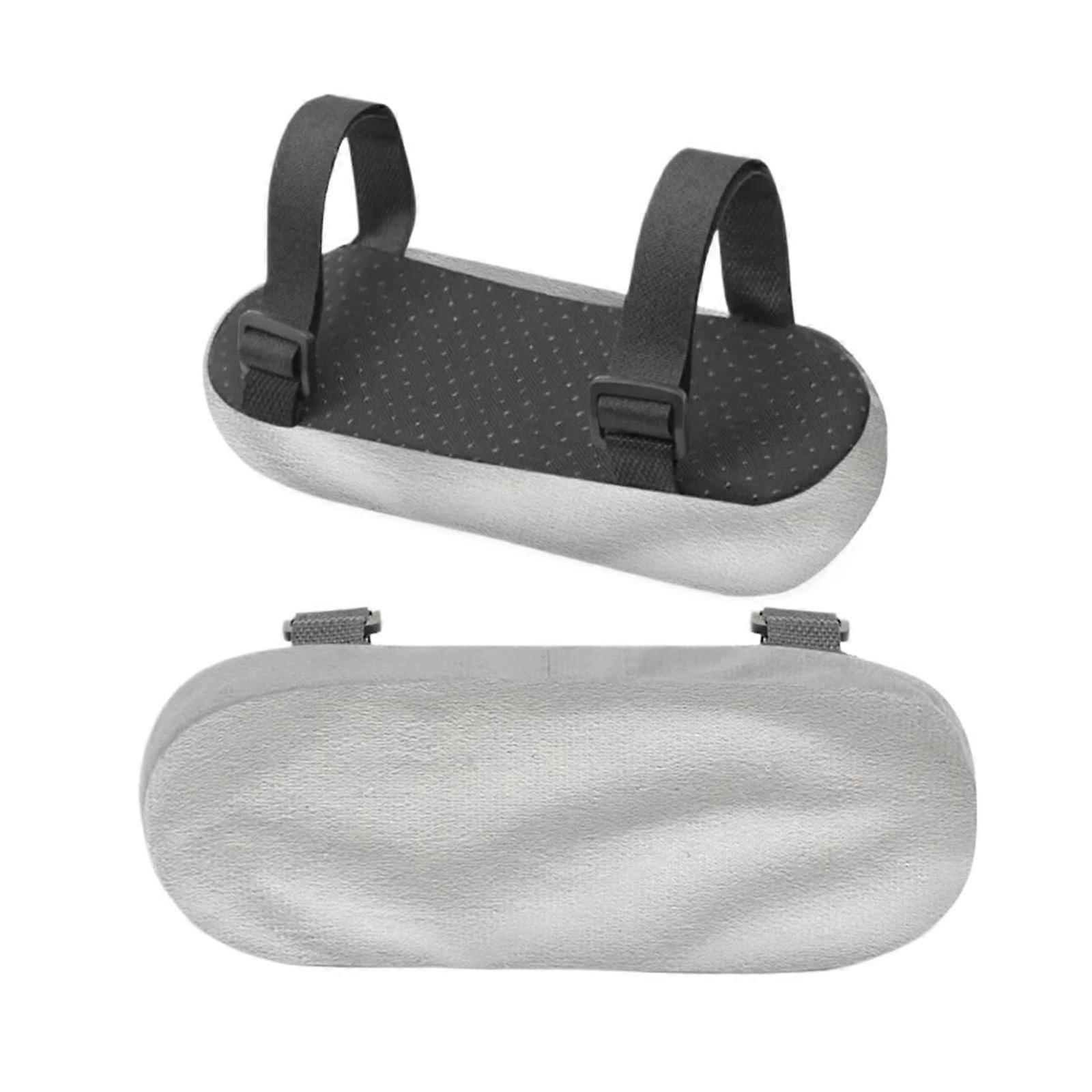 Office Chair Armrest Pads Office Chair Parts Arm Pad Memory Foam Armrest Cover Cushion Pads for Home Office Chair Elbow Pillow(Grey,1pc)