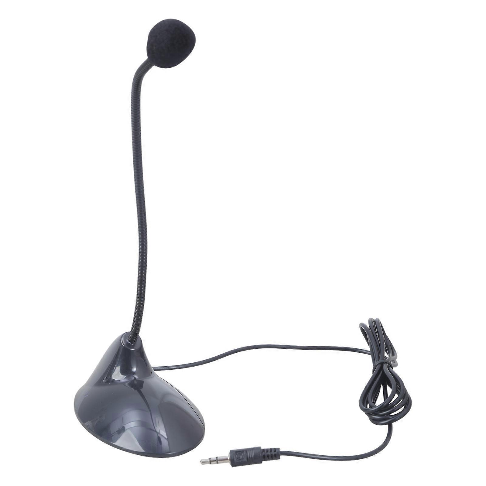 with On/Off Button Computer Microphone for Streaming, Podcasting,Gaming Mic Solid Construction Computer Gaming Mic