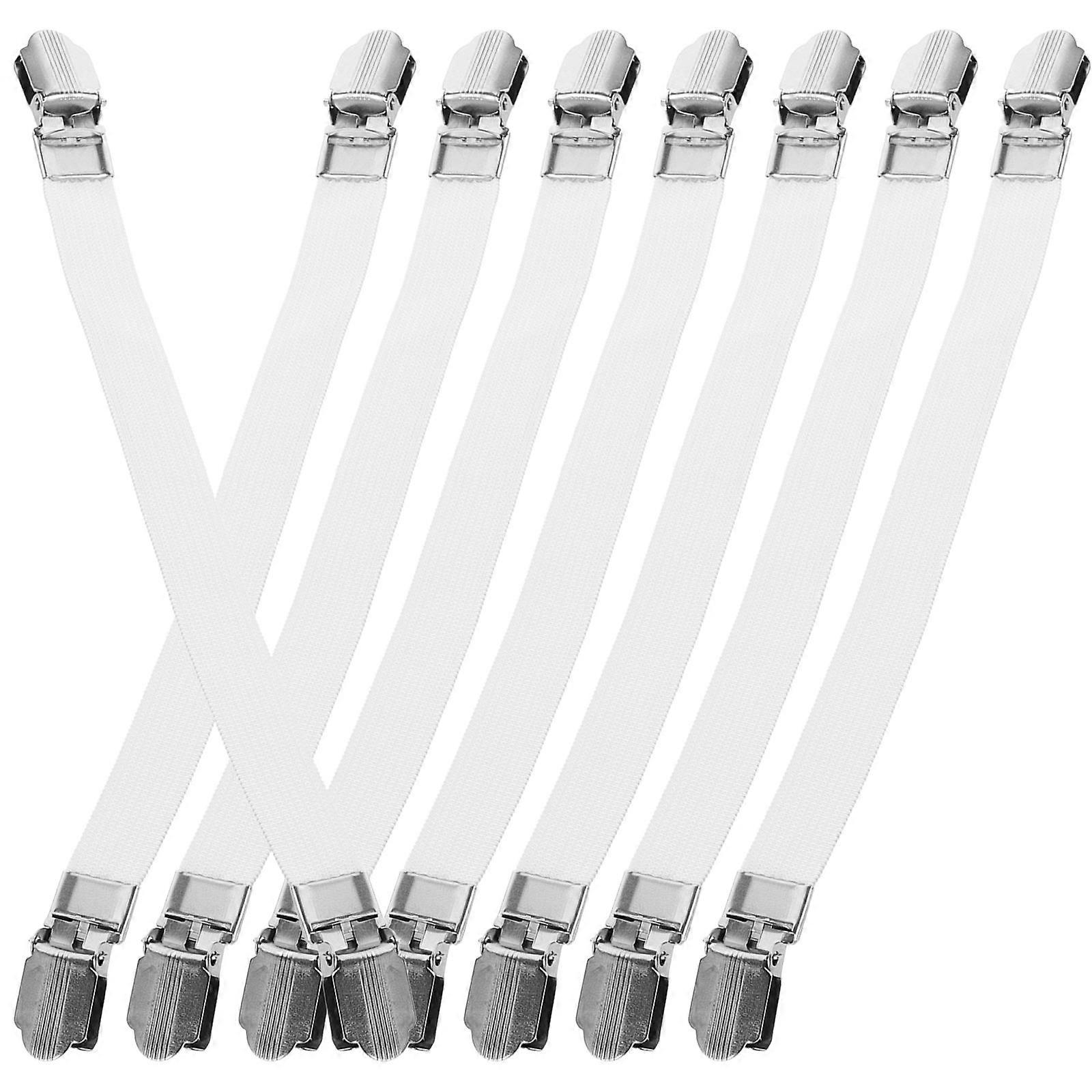 16pcs Adjustable Elastic Ironing Board Cover Clips Fasteners for Universal Fit – Easy Install & Removal, Anti Slip Design