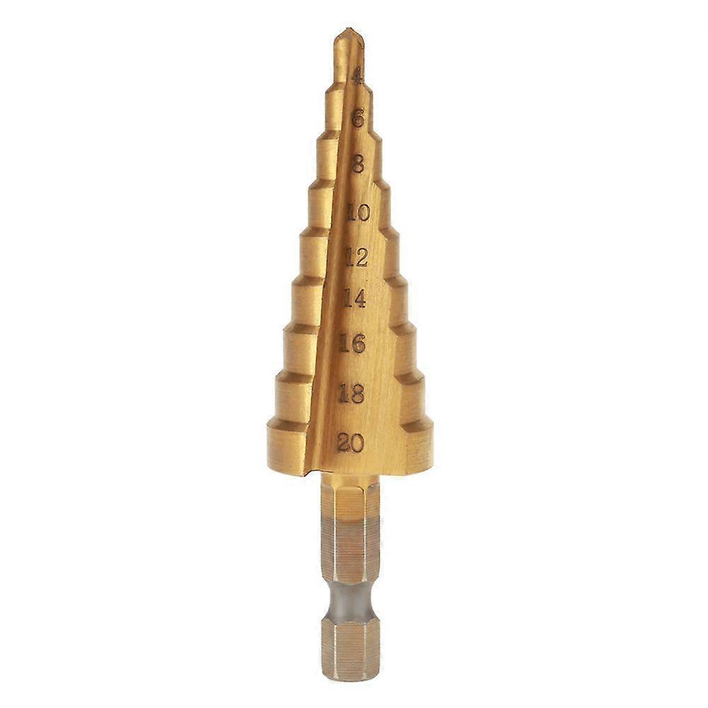 High quality  Hexagonal shank straight slot step drill (4-20mm)