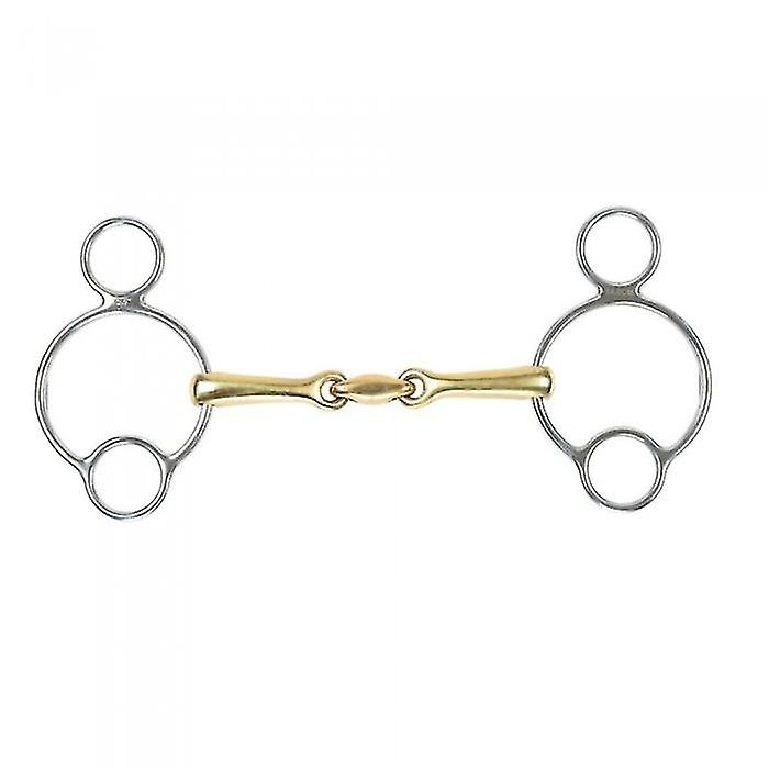 Shires Brass Lozenge Horse Universal Bit