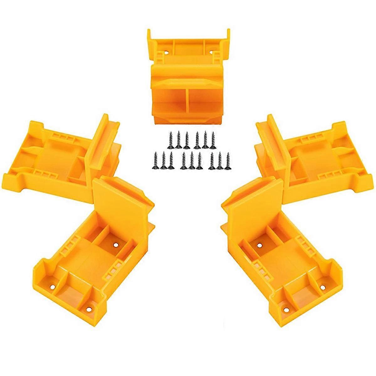 5pcs 2-in-1 Tool Hanger Dock - Wall-Mounted Battery Holder for 14.4V-20V for 18V Batteries C