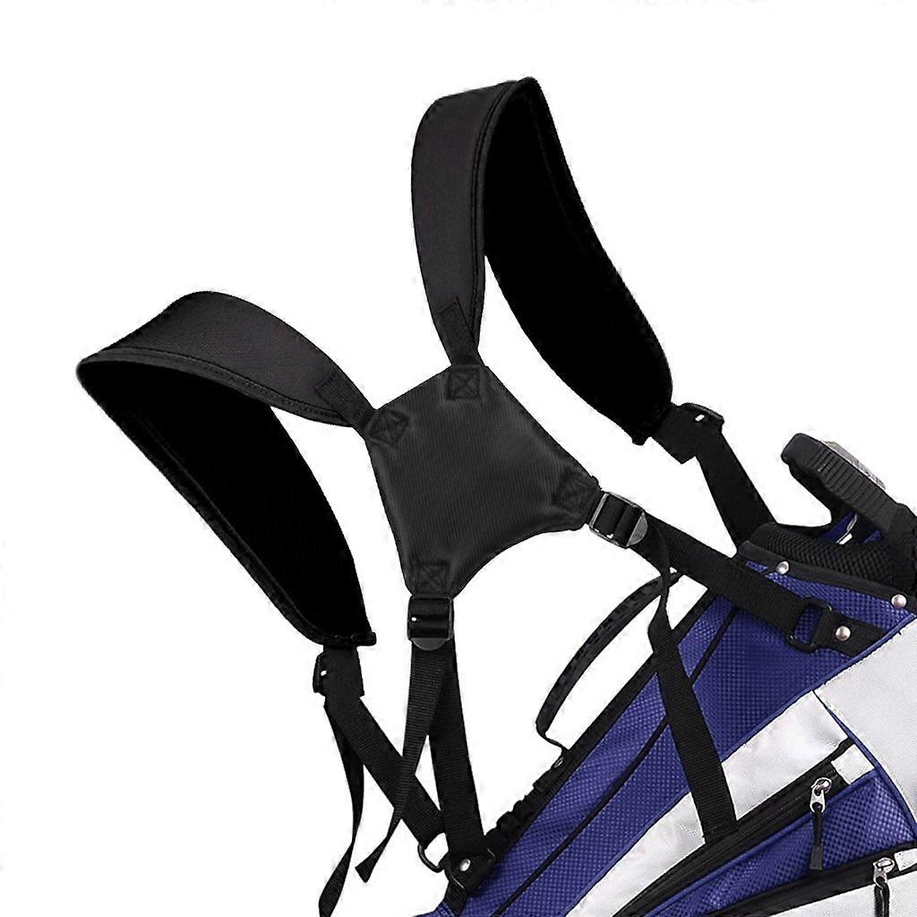 Golf Bag stropper Replacement Comfort Double Shoulder Justerbare stropper Holdbar