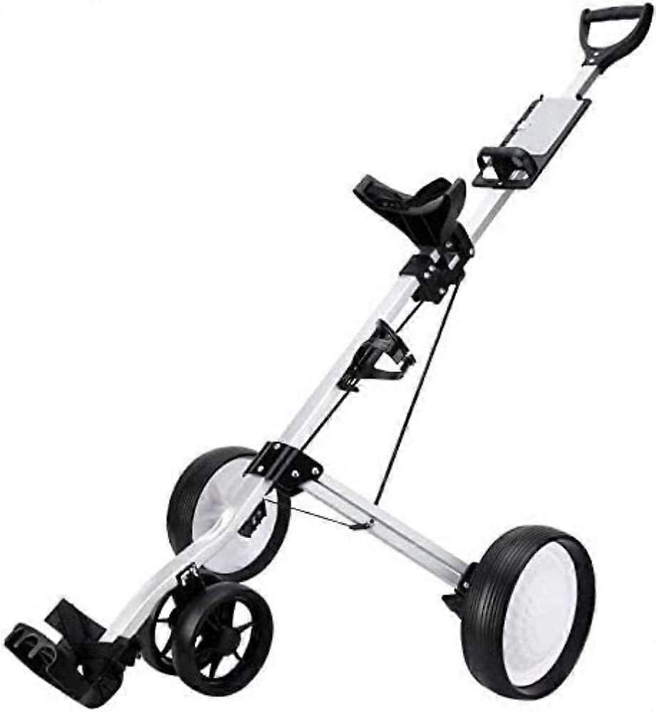 Golf Cart 4 Wheel Foldable One Second to Open and Close Golf Cart Golf Cart Holder with Score Card Ref: 3251