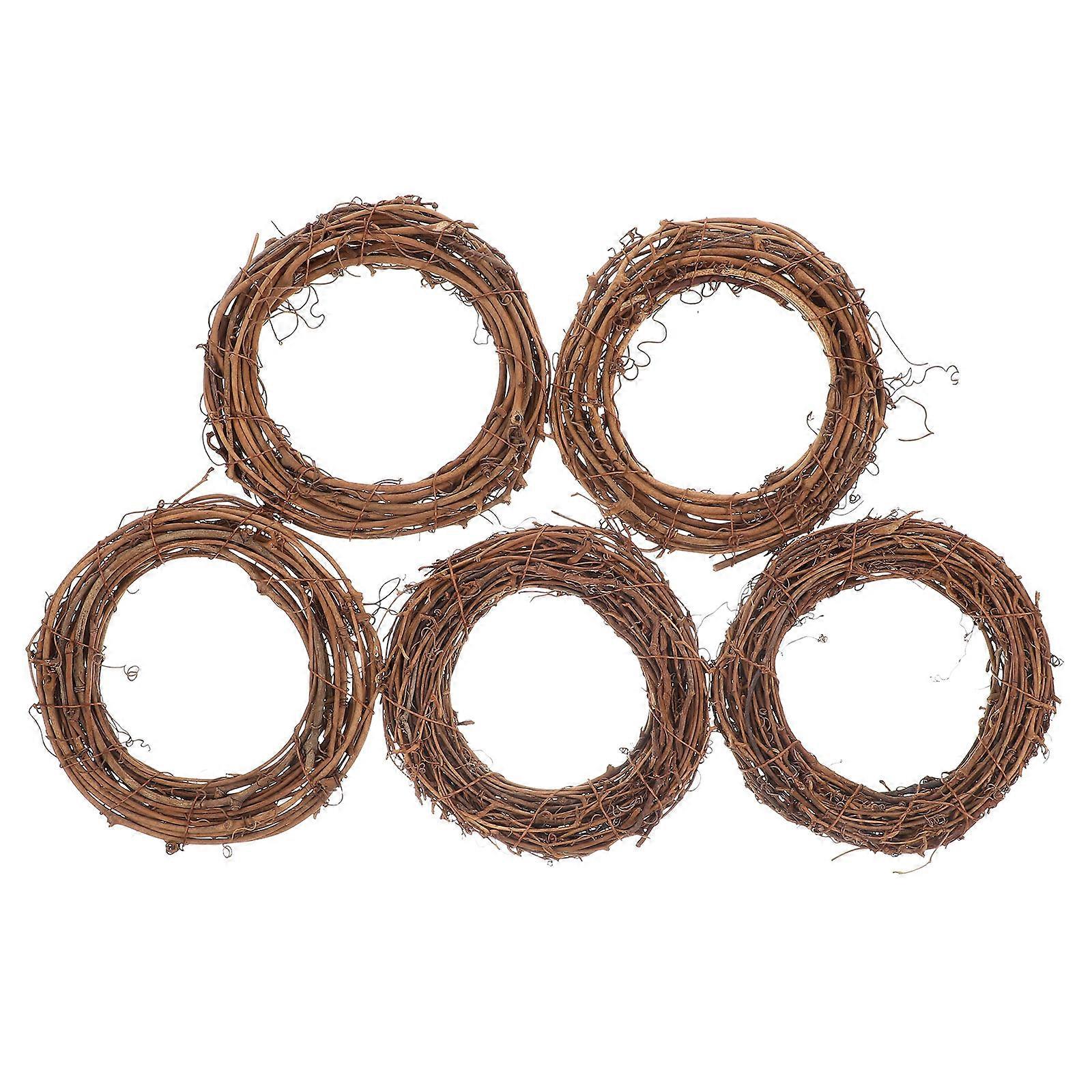 a refined product description you could use for the 5pcs Rattan Wreath Frames:
**5pcs Rattan Wreath Frames – Sturdy Woven Rings for DIY Christmas