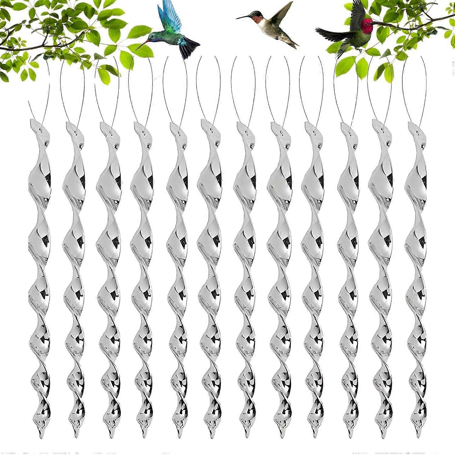 Reflective Wind Spiral Bird Repellent for Balcony and Garden